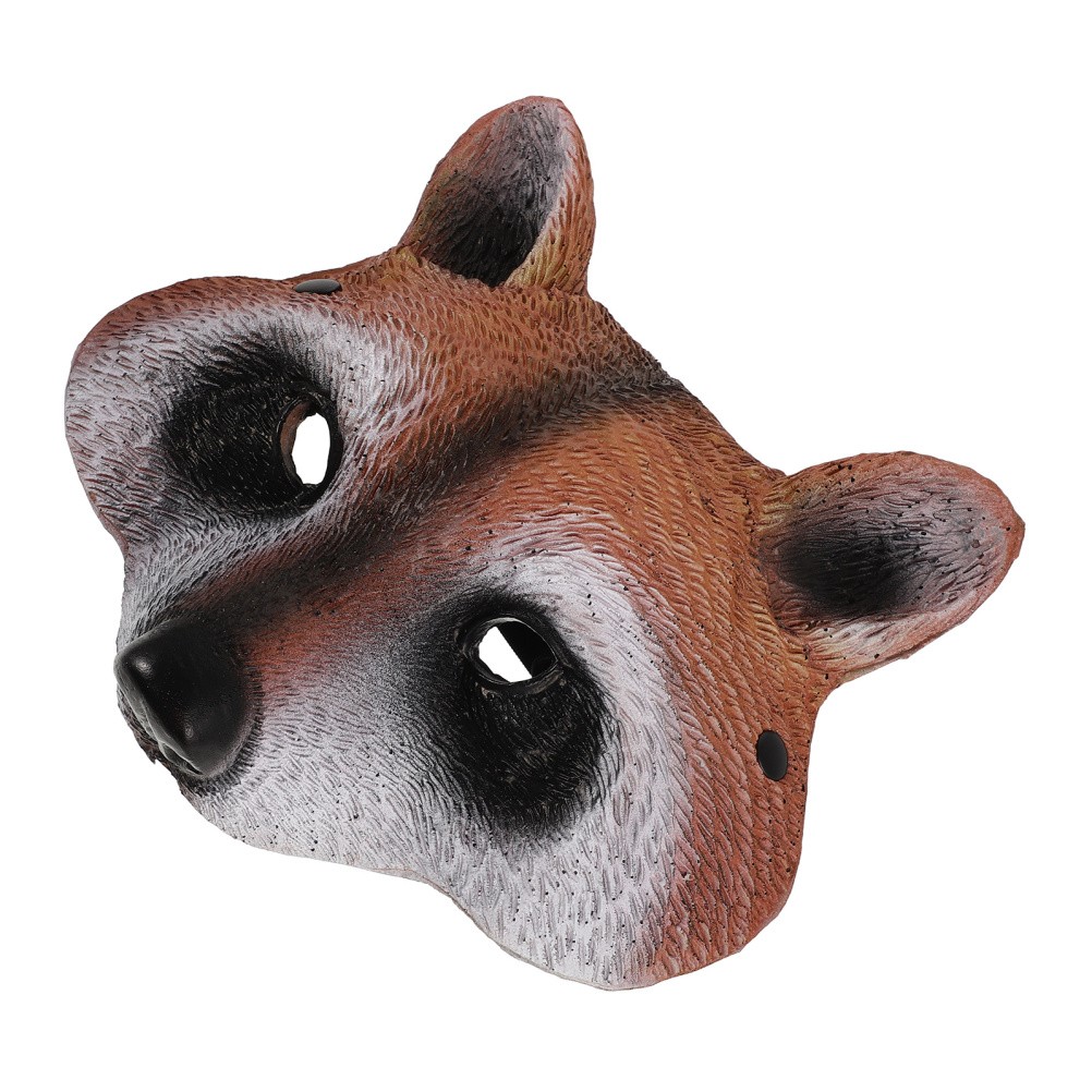 Halloween Raccoon Mask: Realistic Full Face Animal Costume Mask - Spooky Animal