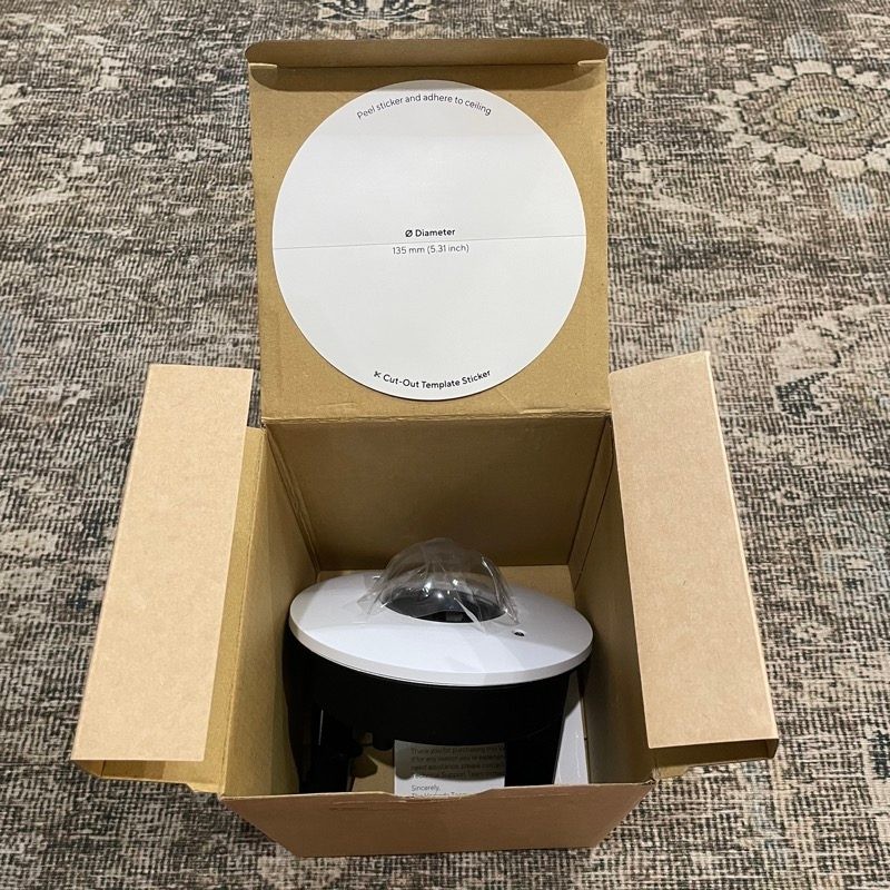 Verkada ACC-MNT-MREC-1 Mini Recess Ceiling Mount Camera Bracket NEW Open Box