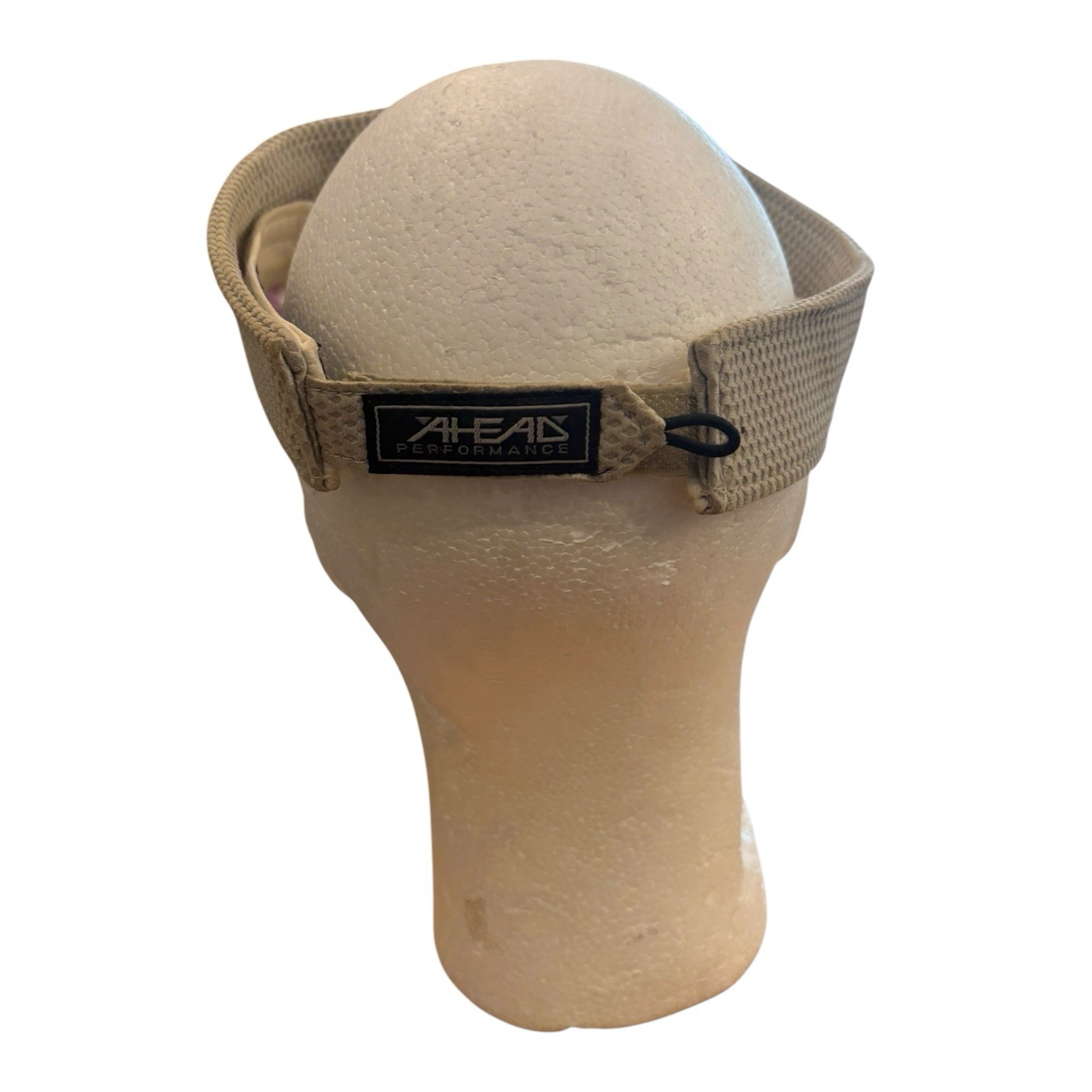 Ahead Wildfire Golf Club Visor Hat Beige Adjustable