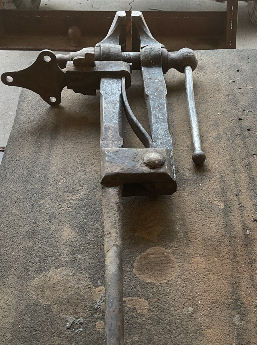 Vintage Blacksmith 5 Inch Post Vice Indian Chief