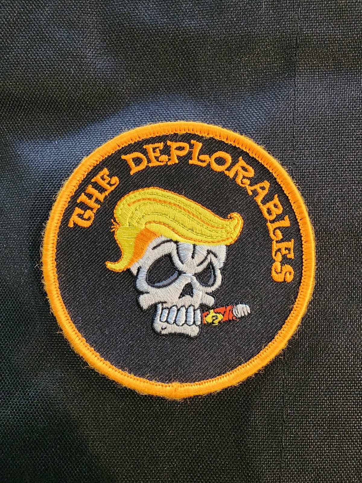 THE DEPLORABLES Trump Hair Embroidered Military Morale Patch NEW