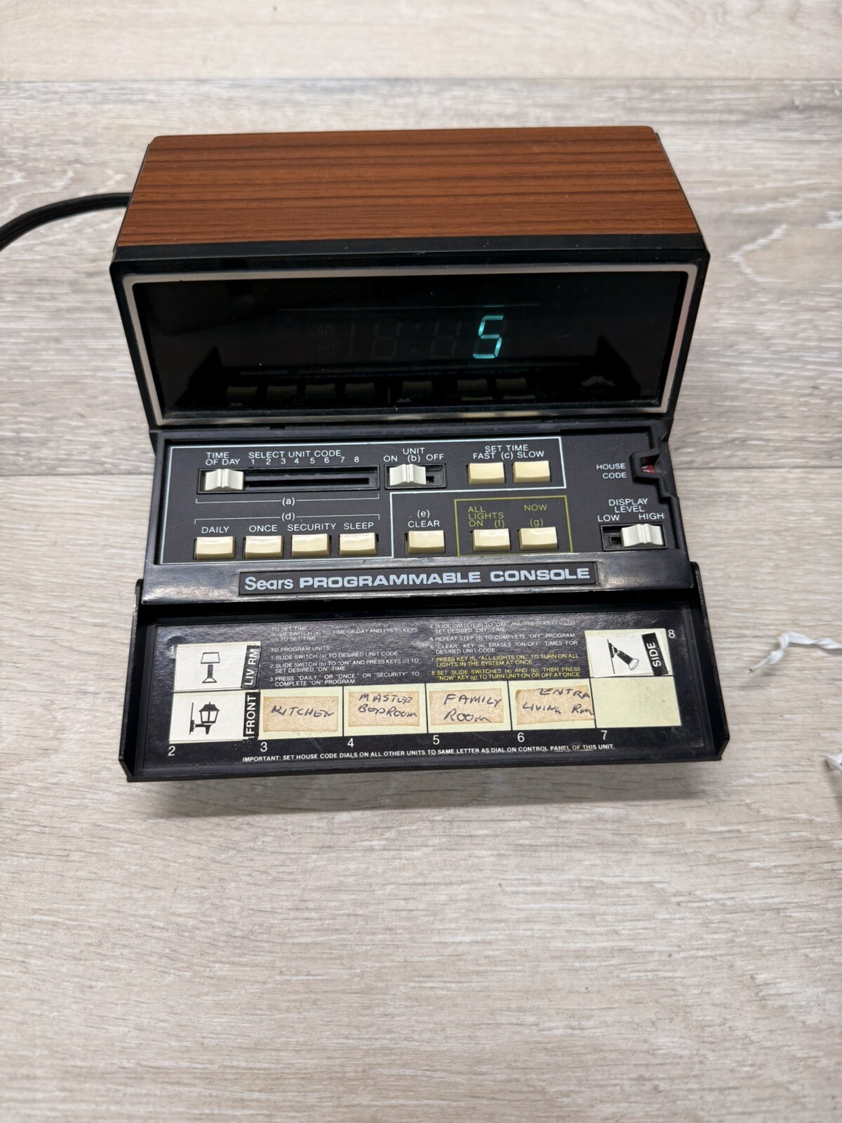BSR SYSTEM X-10 / The Timer - Alarm Clock / Appliance Control System EXC
