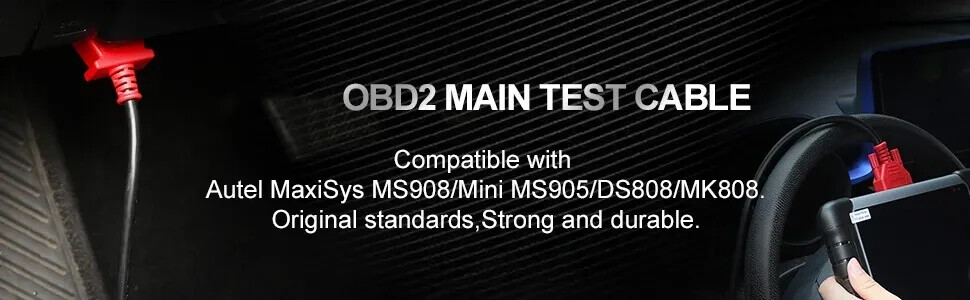 RYRYIL OBD2 Main Test Link line Cable for Autel MS908/Mini MS905/DS808/MK808