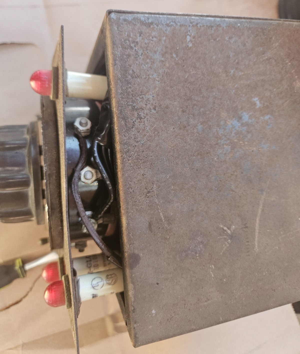 Vintage Standard Electrical Adjust-A-Volt Variable Transformer Variac Untested