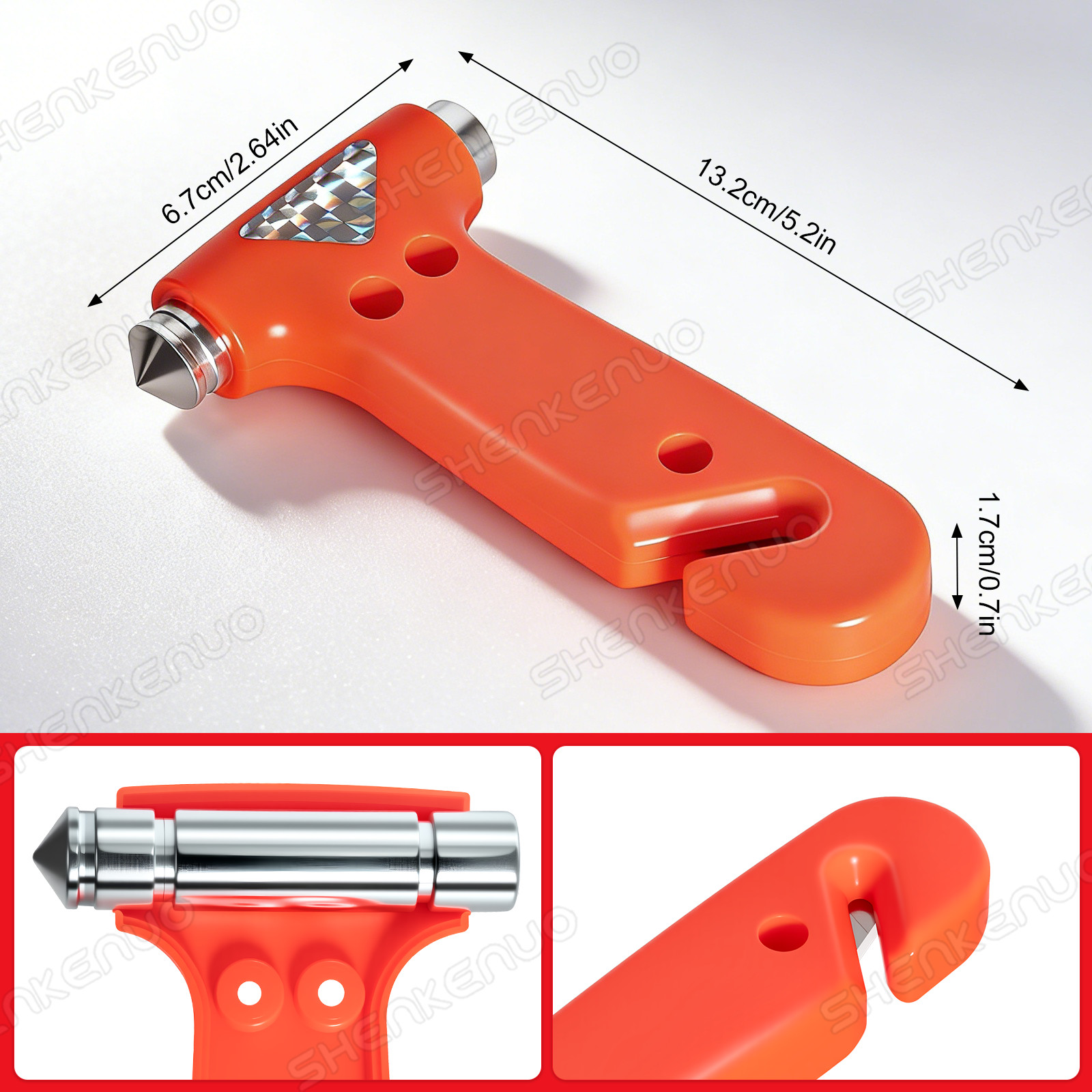 Multi-function Hammer 2in1 Safety Hammer Rescue Hammer Car Escape Hammer Tools