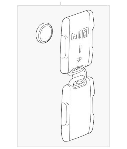 Genuine GM 2015-2016 Chevrolet GMC Remote Control Door Lock Transmitter 13577764