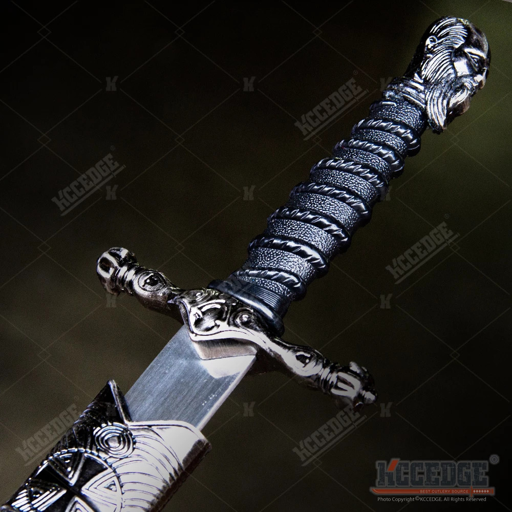 14" Medieval League of Assassins Fixed Blade Dagger Stainless Steel Knife
