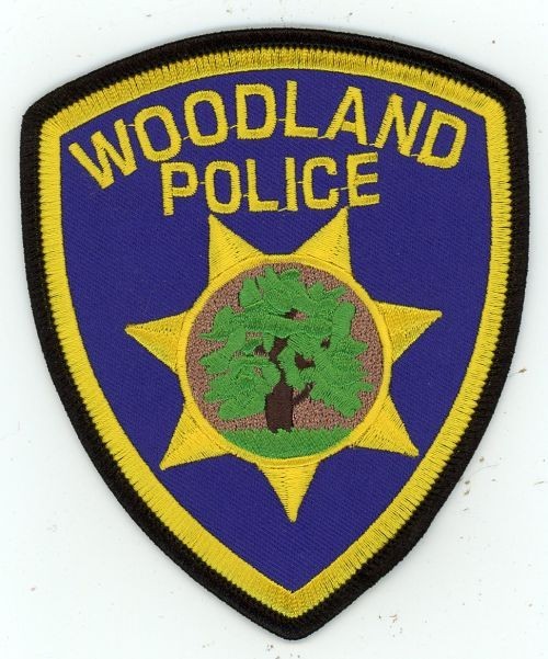 CALIFORNIA CA WOODLAND POLICE NICE SHOULDER PATCH SHERIFF