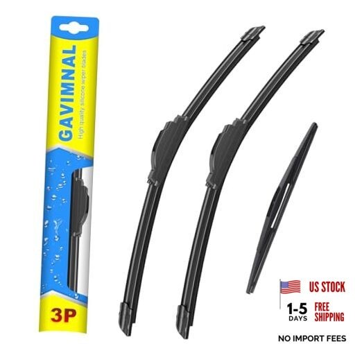 26"+20"+14" Silicone Wiper Blades Replacement For Acura MDX 2014-2021,All