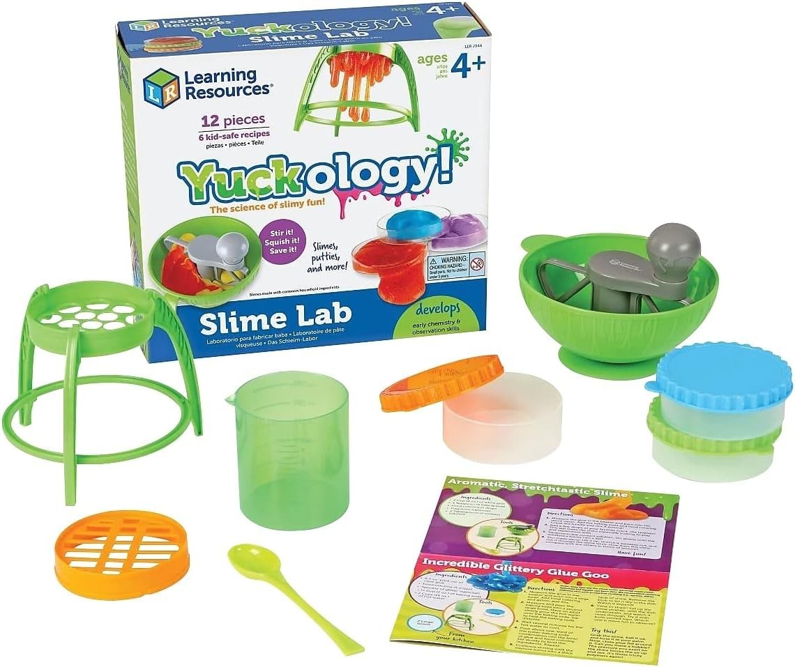 Learning Resources Yuckology Slime Science Set, Early Science Skills, DIY Slime,