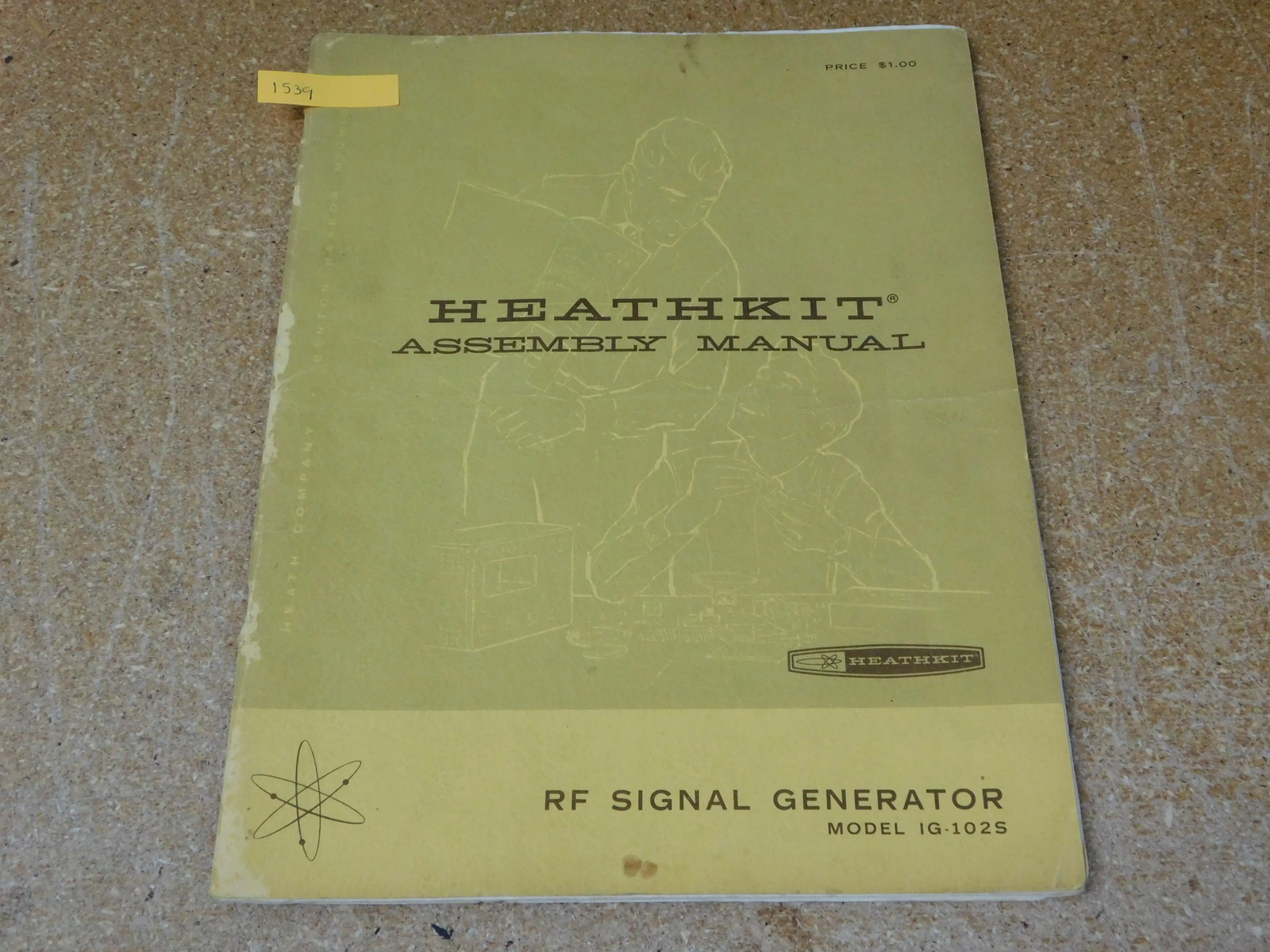 Heathkit RF Signal Generator IG-102S User Manual w/ Schematics (original)