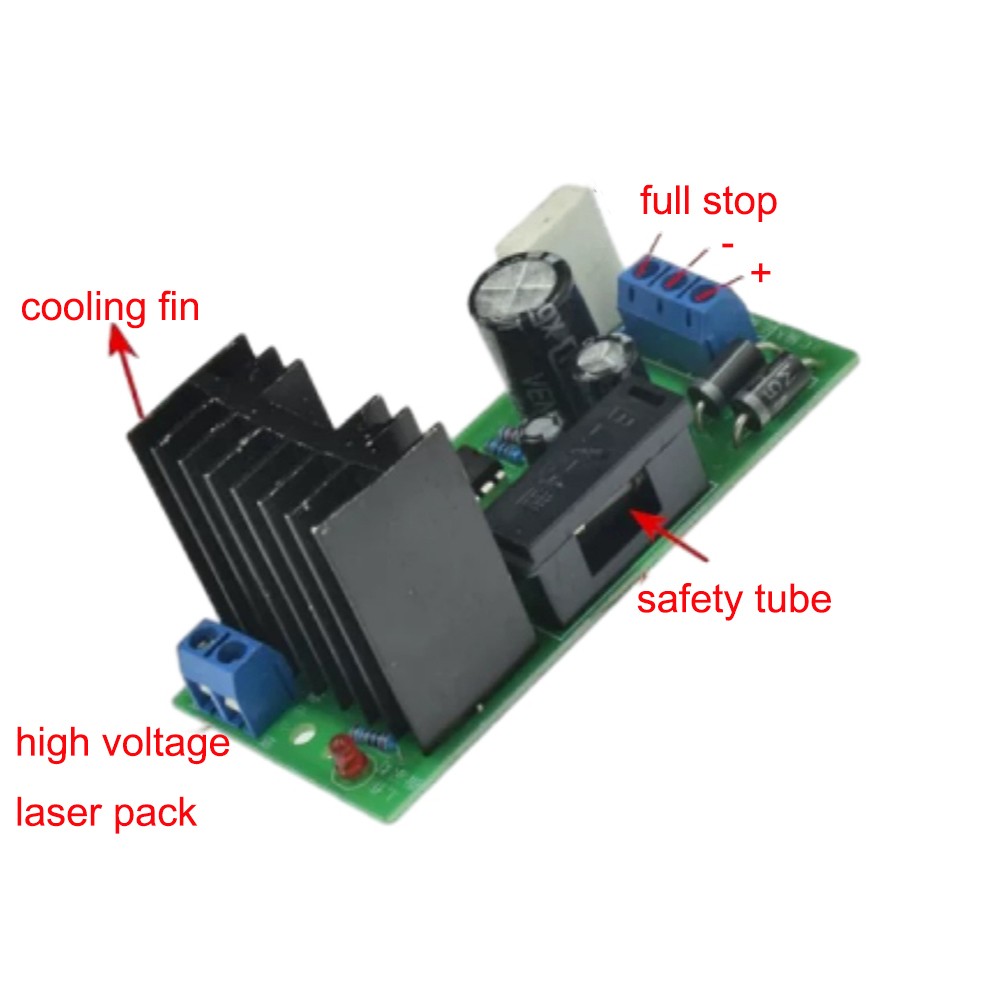 18000V Laser High Voltage Pack Drive Board High Voltage Pack Charging Module