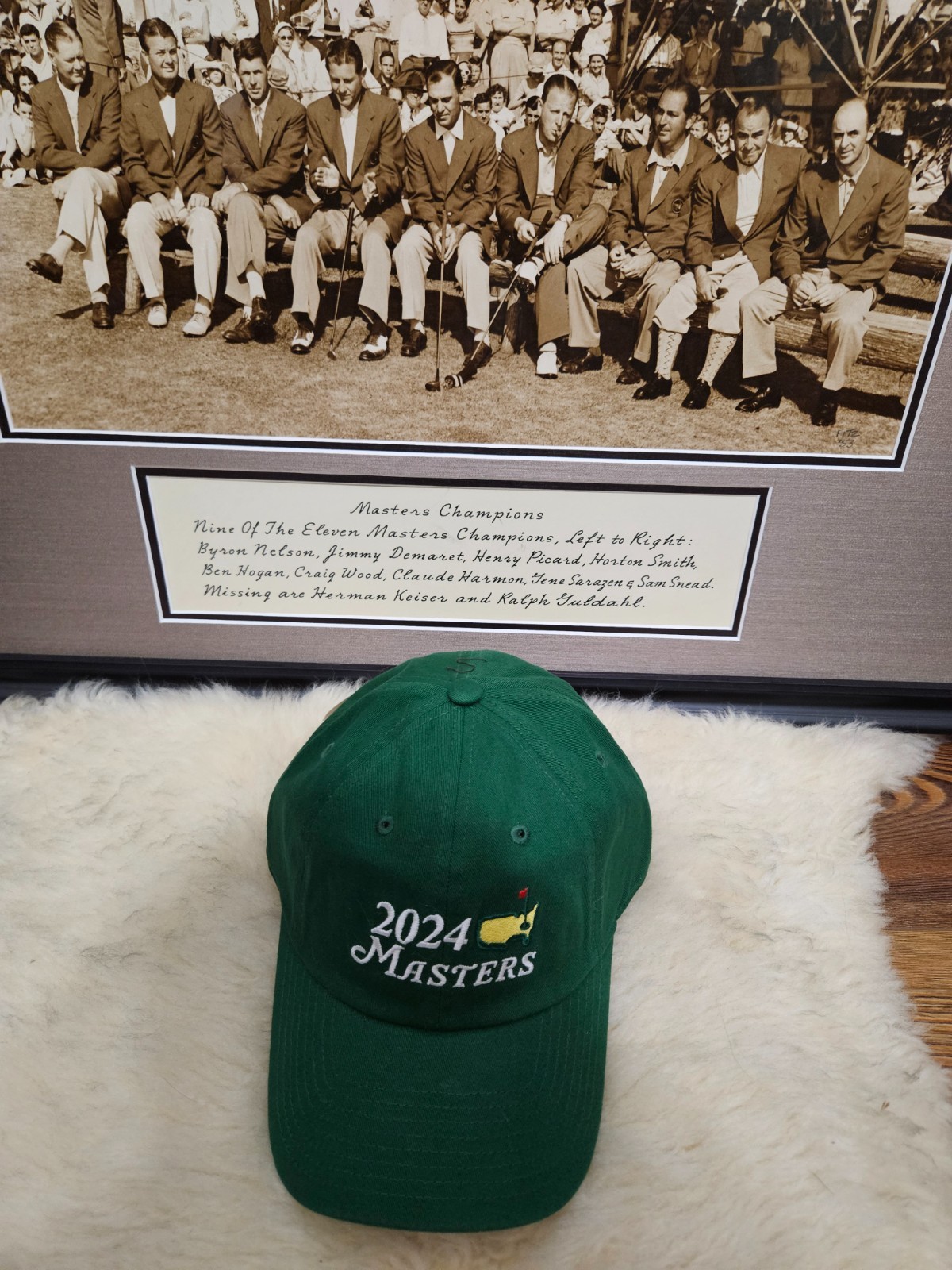 2024 Masters Green Golf Hat-Scottie Scheffler 2nd win