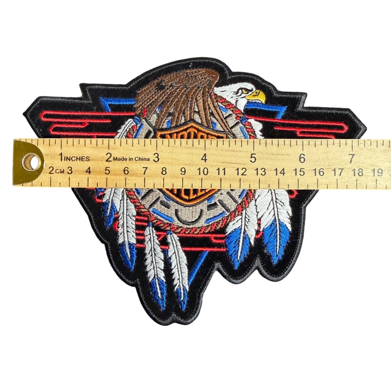 NEW Harley Davidson Concho Eagle B&S Motorcycle Medium emblem Patch EMB456063