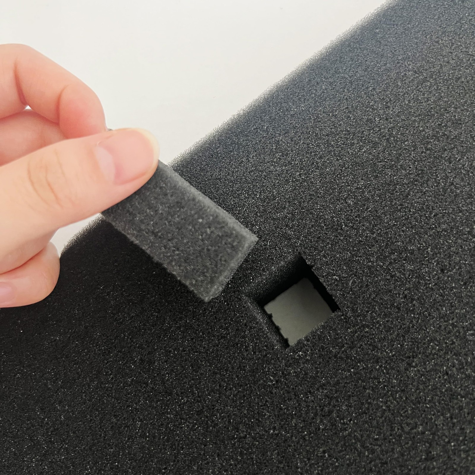 DNB Pick and Pluck Foam - 4 Pcs 16 x 12 x 2" Pre Cubed 4pcs16*12*2", black