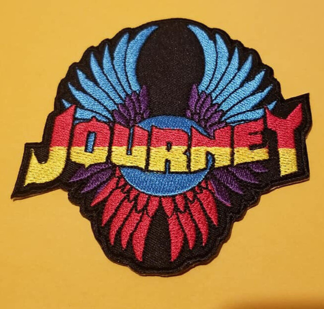 Embroidered Journey Patch Worldwide Ship approx. 3.75 x 3.75"
