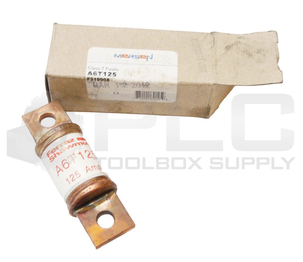 NEW MERSEN A6T125 CLASS T FUSE 125A 600VAC 300VDC