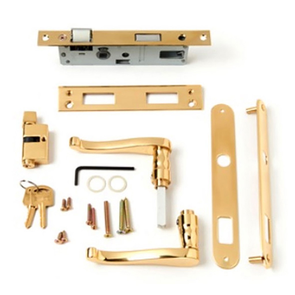 Andersen Emco Forever Full Lite Storm Door Handle Set for 1" Thick Doors - Poli