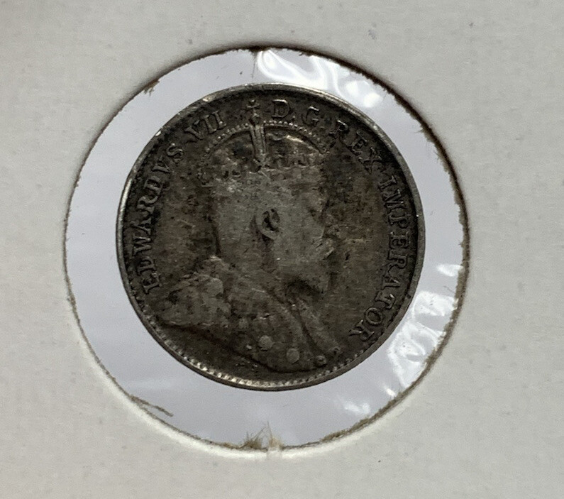 1905 Canada 5 Cent Silver