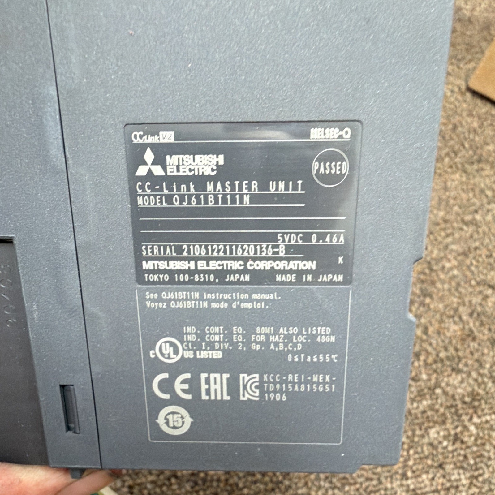 Mitsubishi Electric QJ61BT11N MELSEC-Q CC-Link V2 Master Unit Module