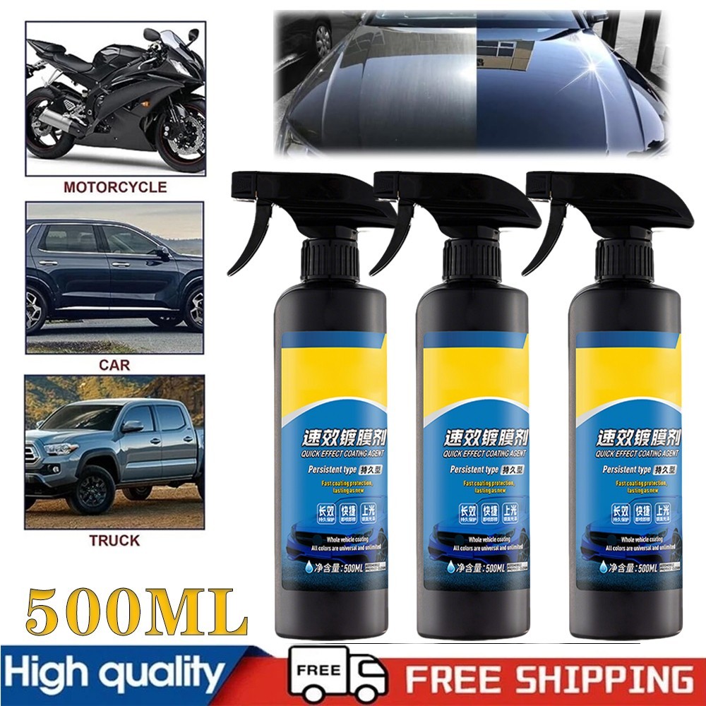 Sopam* Car Coating Spray, Quick Effect Coating Agent ,Car Coat Wax Polish 500ML