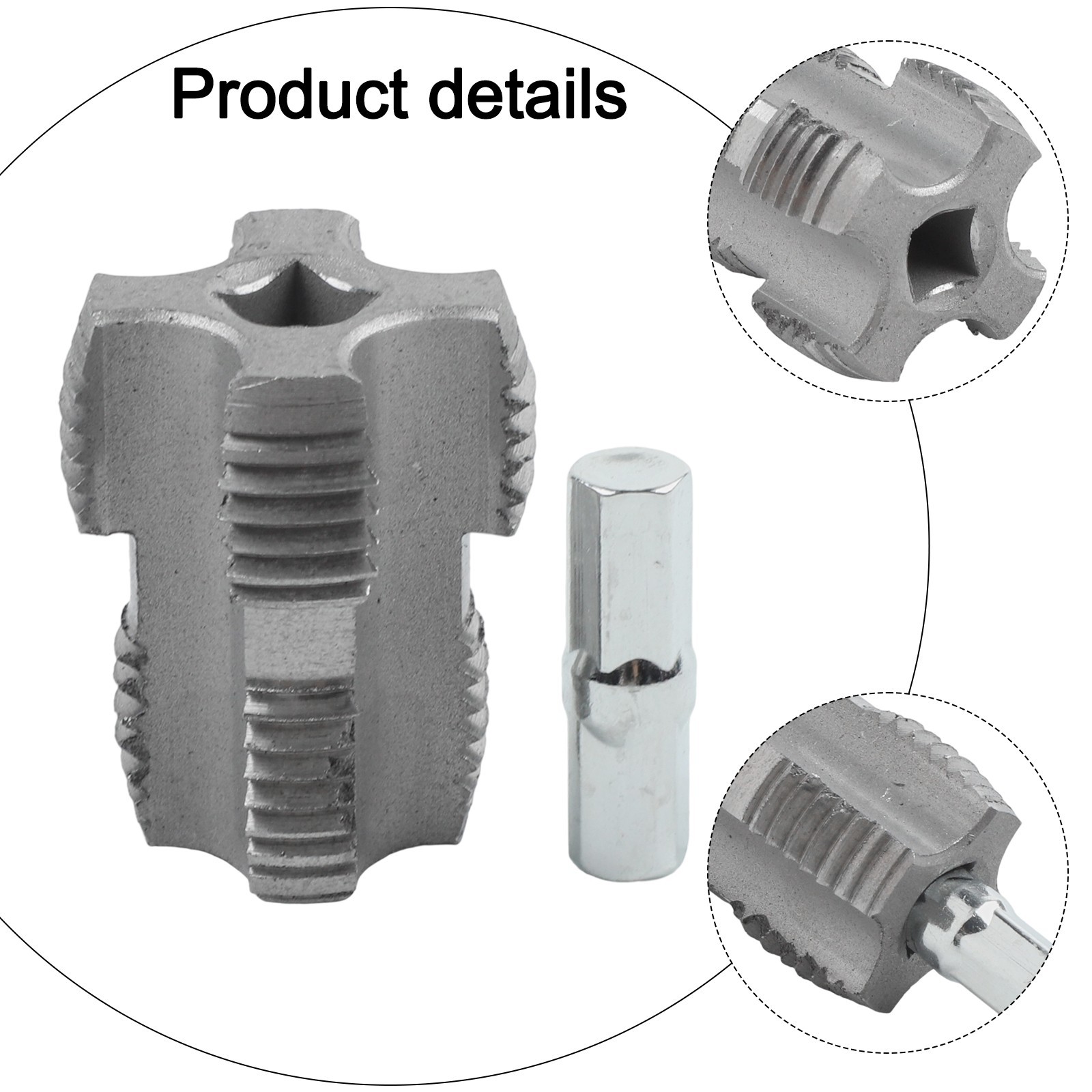Threading Tool for For Pvc Water Pipes with 4 and 6 Point Compatibility