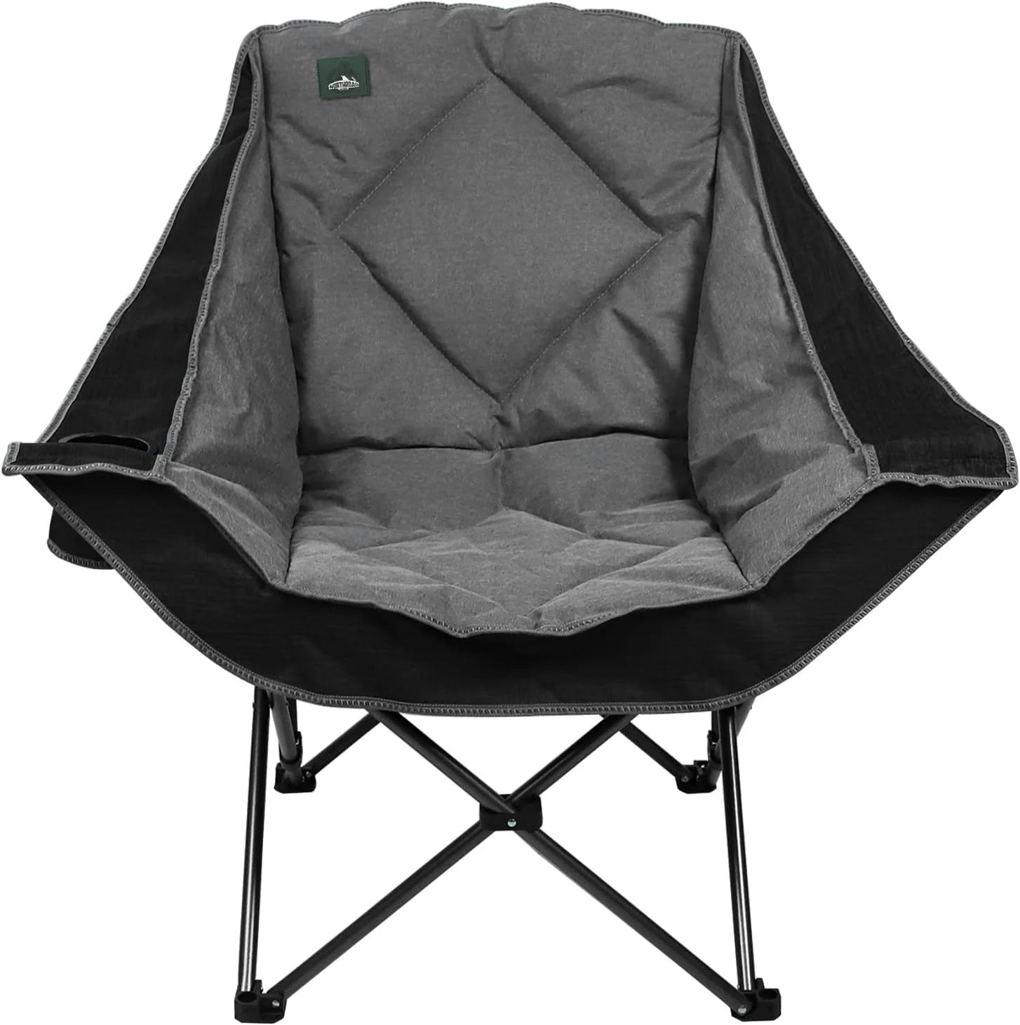 Northroad Folding Camping Chair,Oversized Portable Camp Chair w/Cup Holder,Heavy