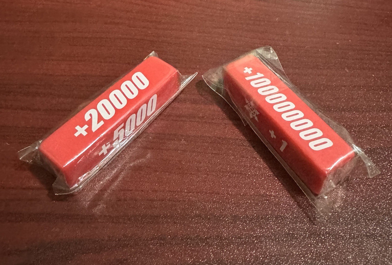 CARDFIGHT VANGUARD DZ-BT01 RED OVER TRIGGER ATTACK POWER COUNTERS (2 PCS SET)