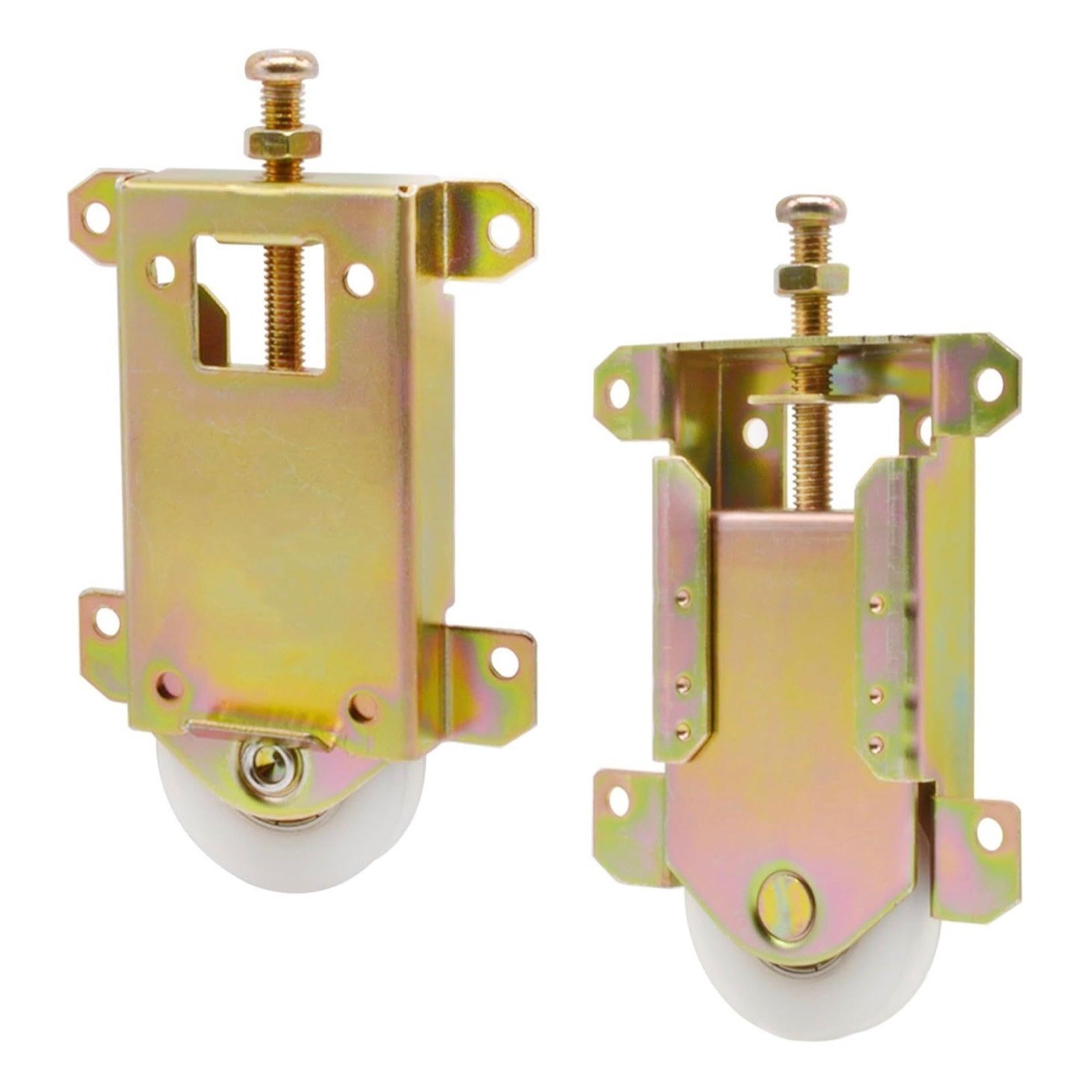 Sliding Mirror Closet Door Rollers Replacement Hardware W8020C 2 Pack 1-1/2 In