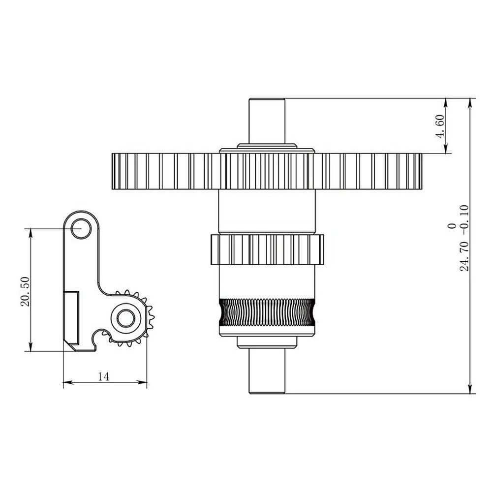 Upgrade Gear Kit for Flashforge Adventurer 5M / 5M Pro 3D Printer Parts