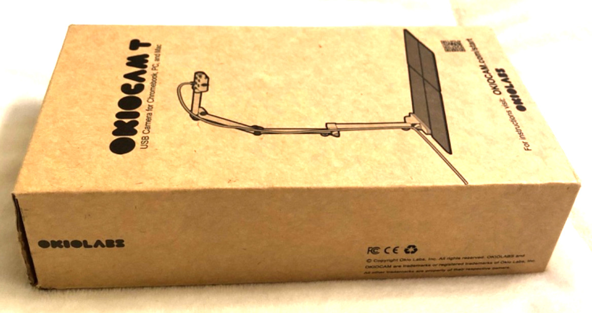 Okiocam T USB Document Camera/Webcam For Chromebook, PC, & Mac Classroom NIB