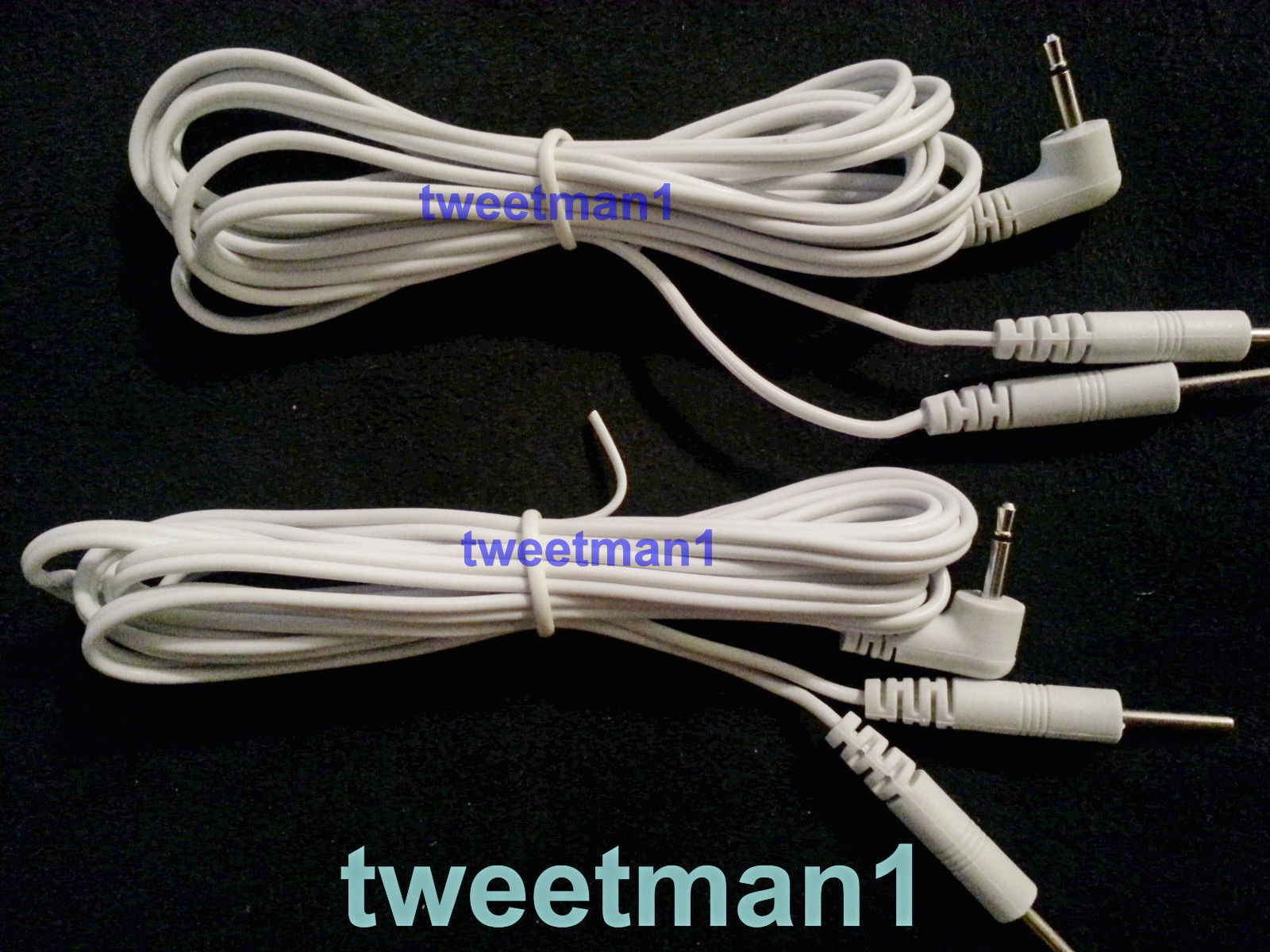 ELECTRODE LEAD WIRES 2.5mm PLUG PAIR COMPATIBLE W/ MAGIC TOUCH PRO SERIES 104