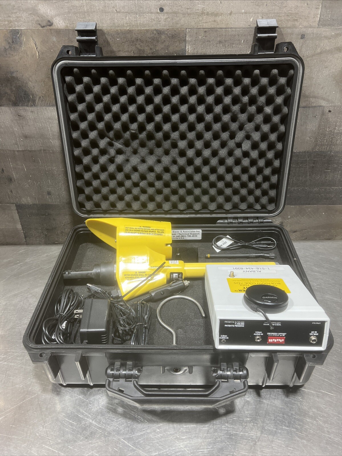 Bierer Meters Phasing Ranger Field Unit PD800W With Case Used Surplus