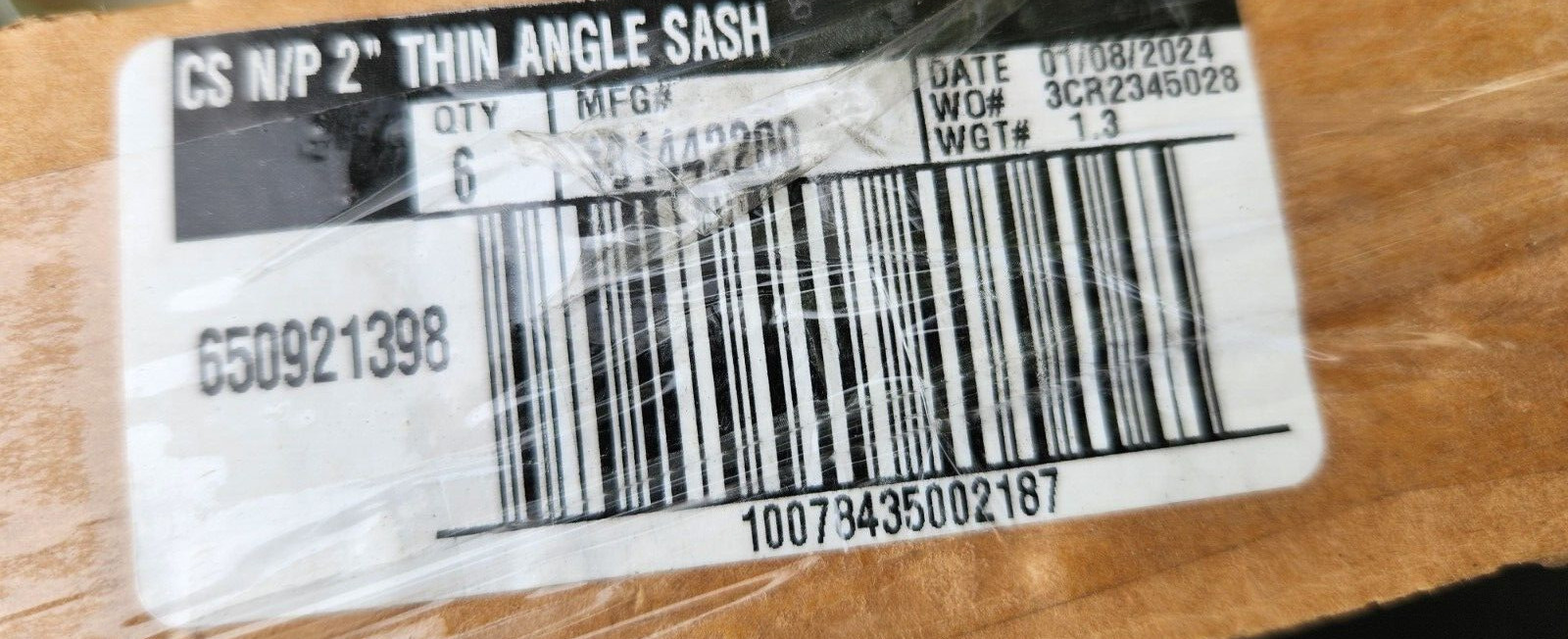(6 Pk) Sherwin Williams Thin Angle Sash Nylon/Polyster, for all Paints