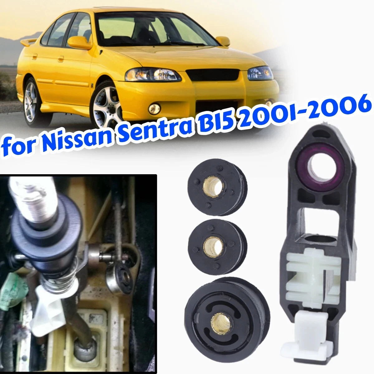Shifter Cable Linkage Selector Connect Bushing For Nissan Sentra B15 2001 - 2006