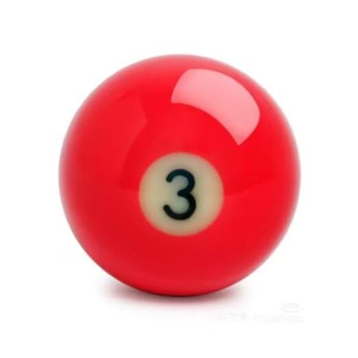 Replacement Billiards Ball Set, 1-1/2" Mini Size, 1.5 Inch, Replacement Balls 3