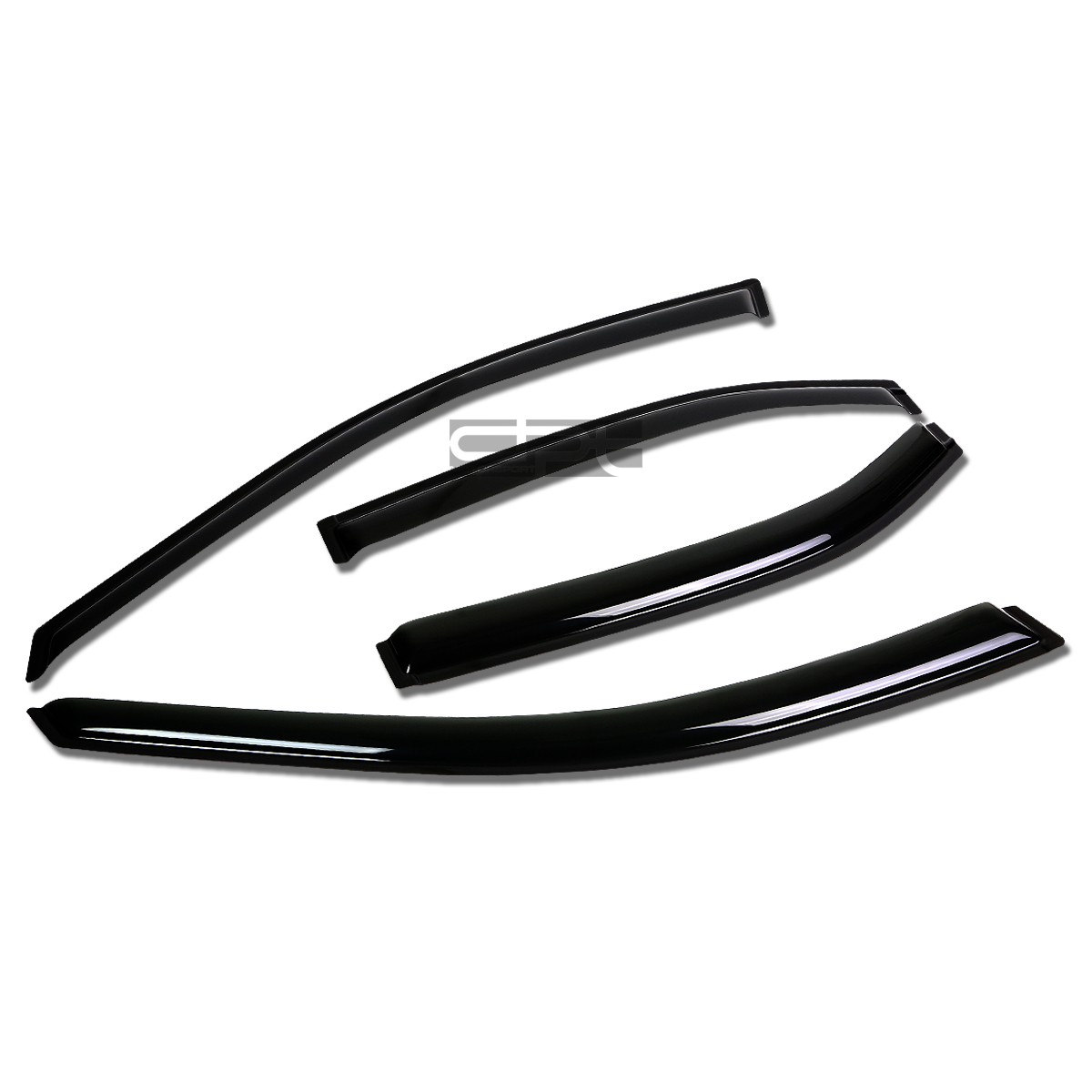 Fit 99-03 Acura Tl Ua4/5 Smoke Tint Window Visor/Wind Deflector Vent Rain Guard