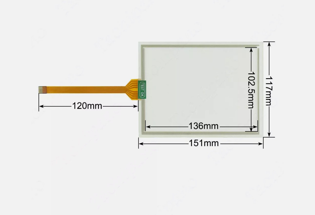 Touch Panel for A05B-2255-C101#ESW Teach Pendant New Touch Screen
