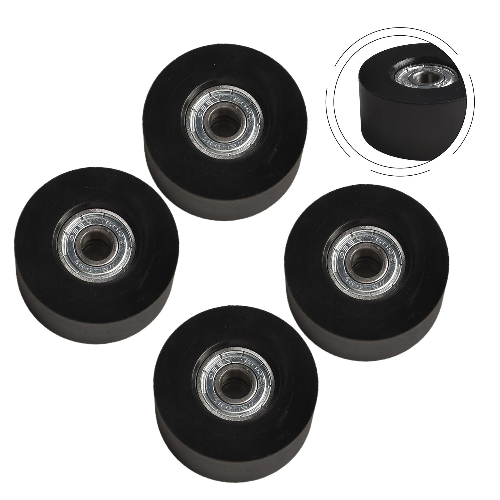 Nylon Replacement Wheels for Various Types of Rowing Machines Pack of 4
