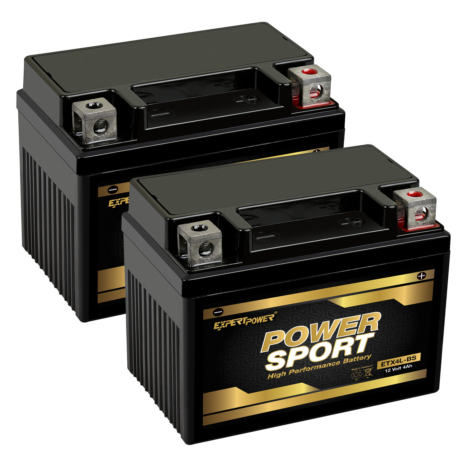 2 Pack -  YTX4L-BS Replaces ATV TaoTao Cheetah TForce 110cc ATA Series