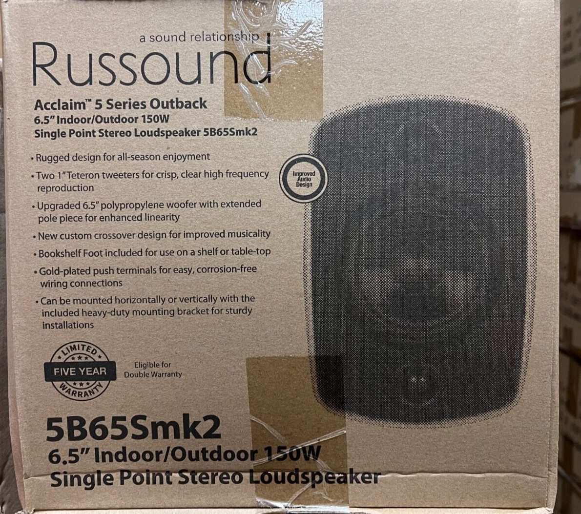 Russound - 5B65SMK2 - 6.5 in Acclaim 5 Indoor/Outdoor Speaker ( Each)