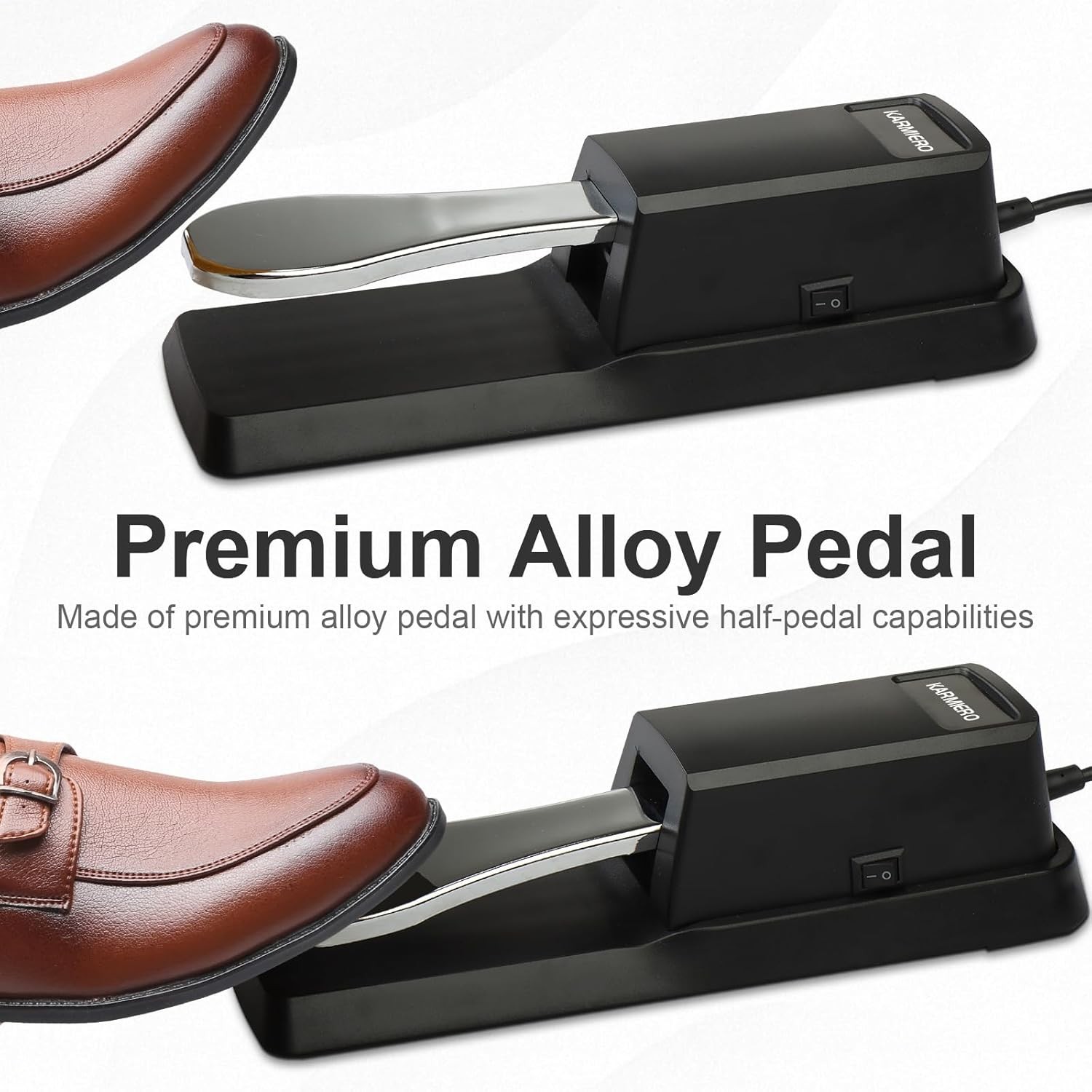 Sustain Pedal for Keyboard Universal, Premium Pedal, Piano for...