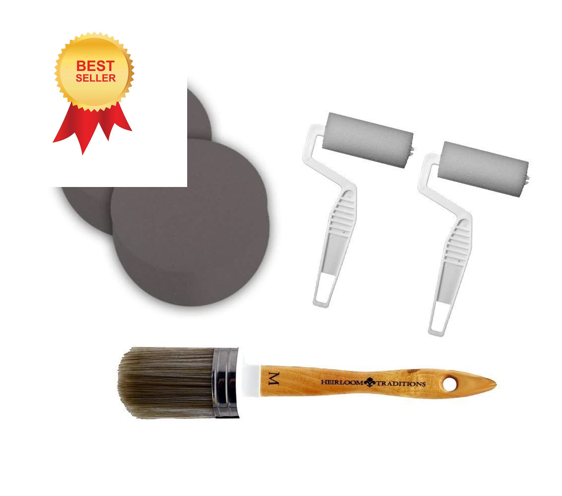 Authentic Heirloom Traditions, All-in-ONE Paint - Tool Trio 3 Piece Set, Gray