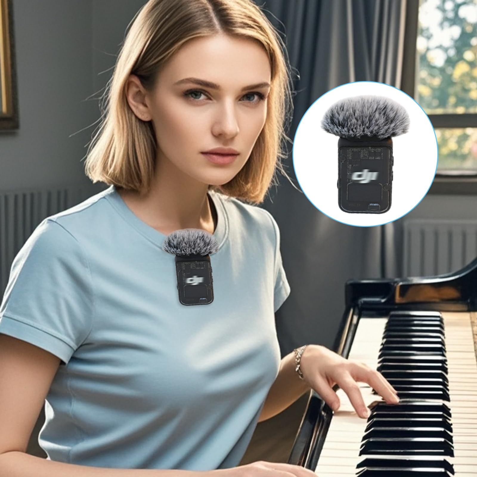 Microphone Windscreen Compatible DJI MIC 2 (Not for DJI MIC 1) / OSMO POCKET