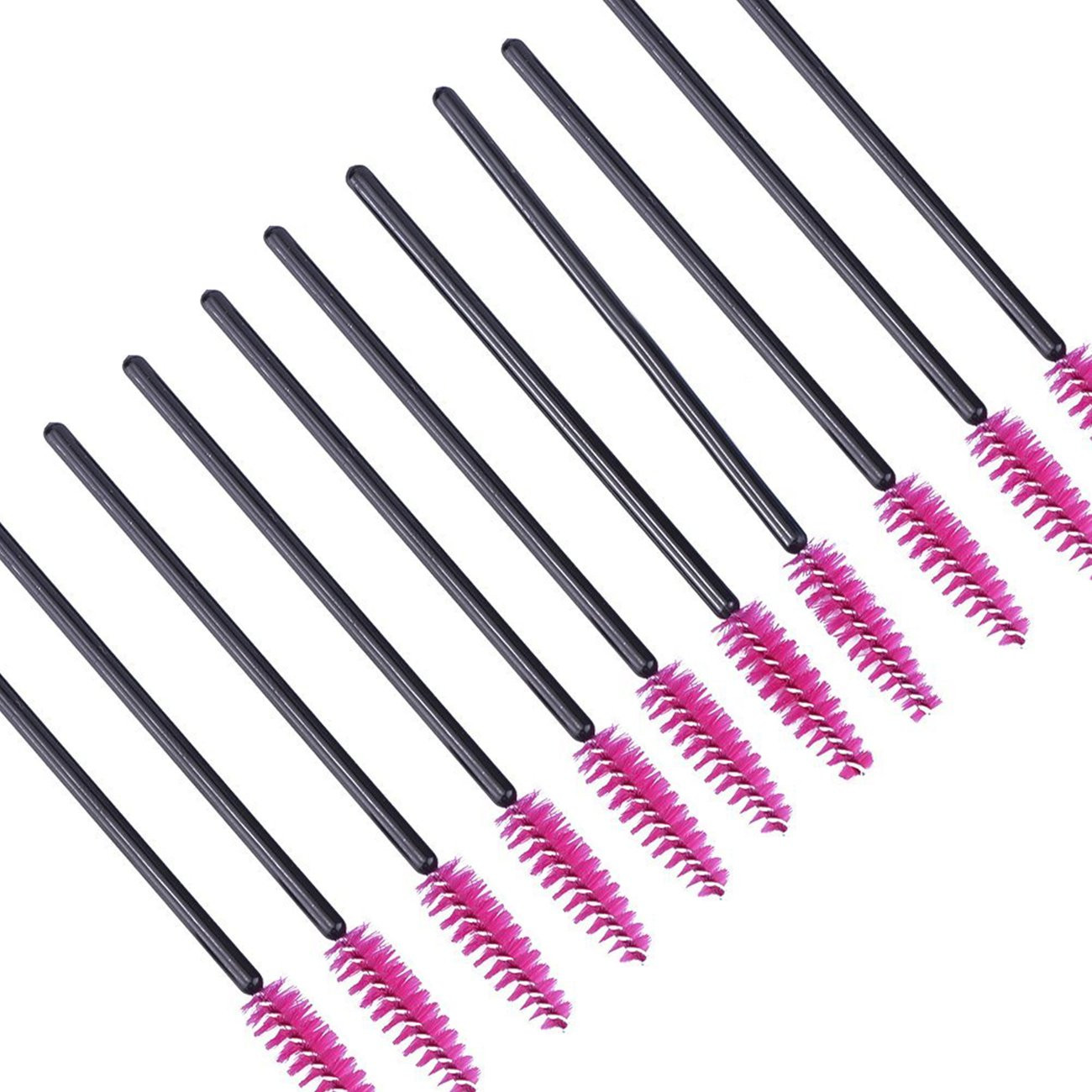 200 PCS Disposable Eyelash brush Mascara Wands Spoolies for Eye Lash Extension,