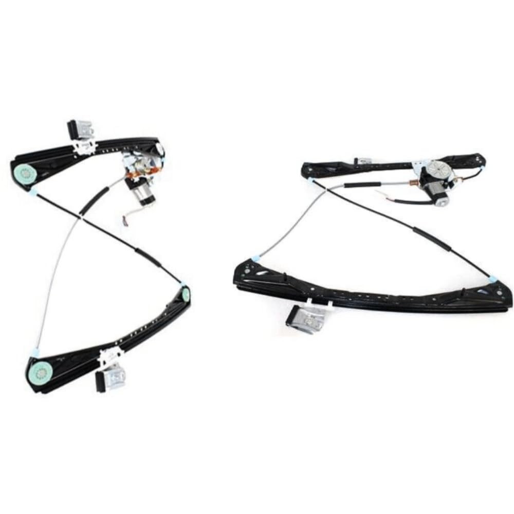 2 Window Regulators w/ Motor Jag S-Type 00-02 Lincoln LS 00-02 741877 FO1350142