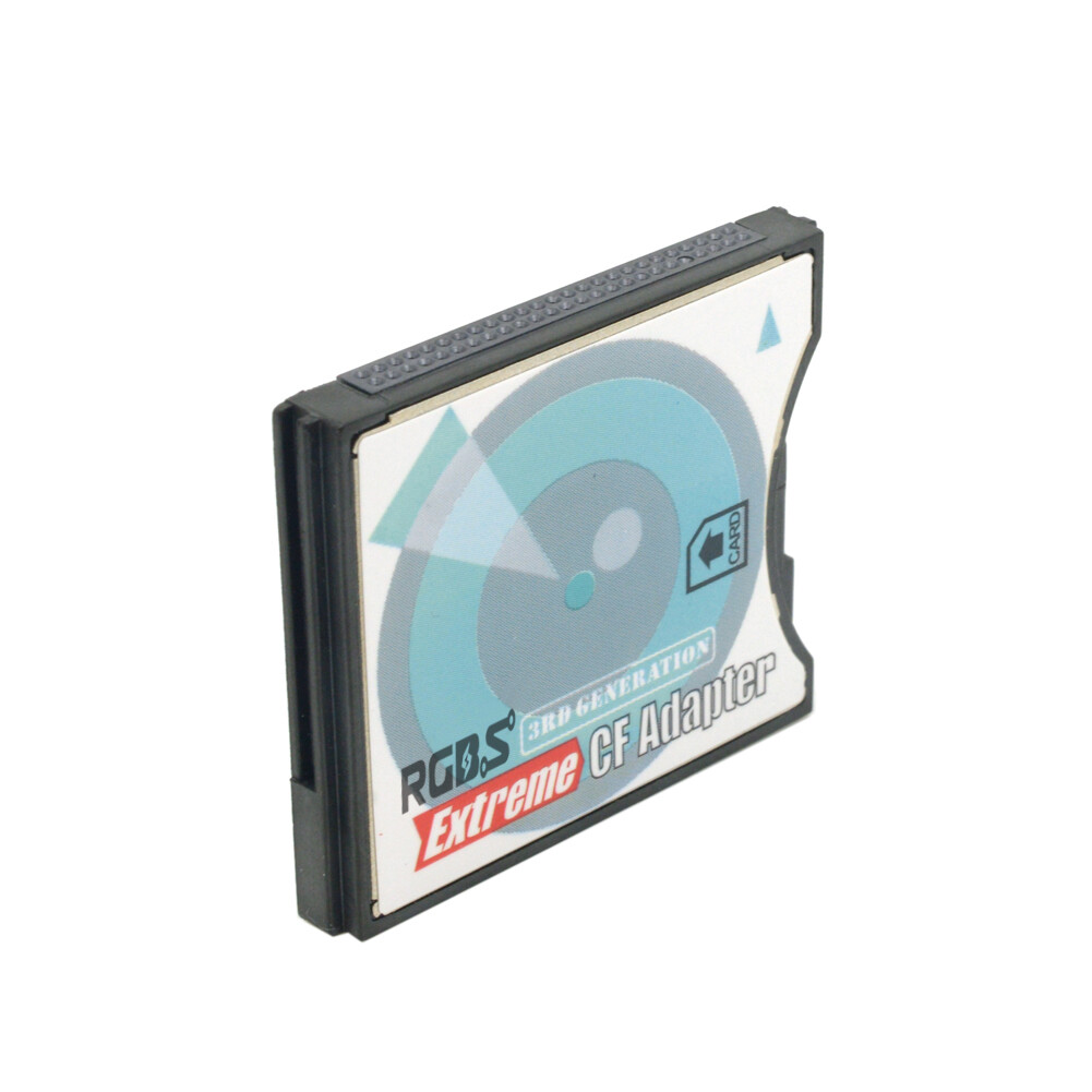 High Speed SD/SDHC/SDXC/MMC to Compact Flash CF Type II Card Reader Adapter US