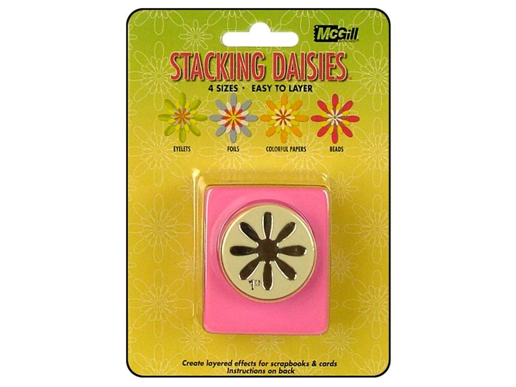 McGill Paper Blossoms 1" - 8 Petal Flowers Shape "Stacking Daisies"