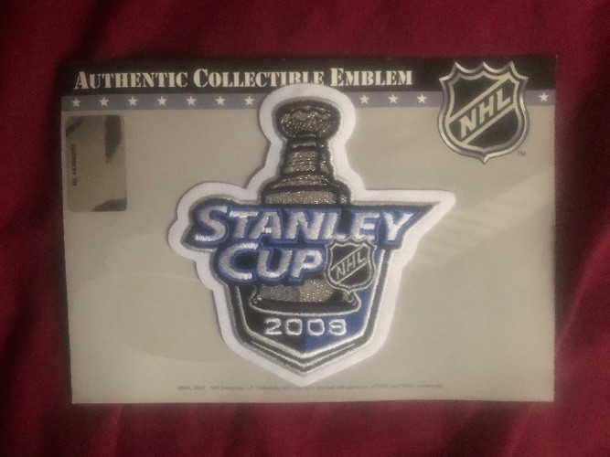 2008 Stanley Cup Finals Patch Detroit Red Wings Pittsburgh Penguins