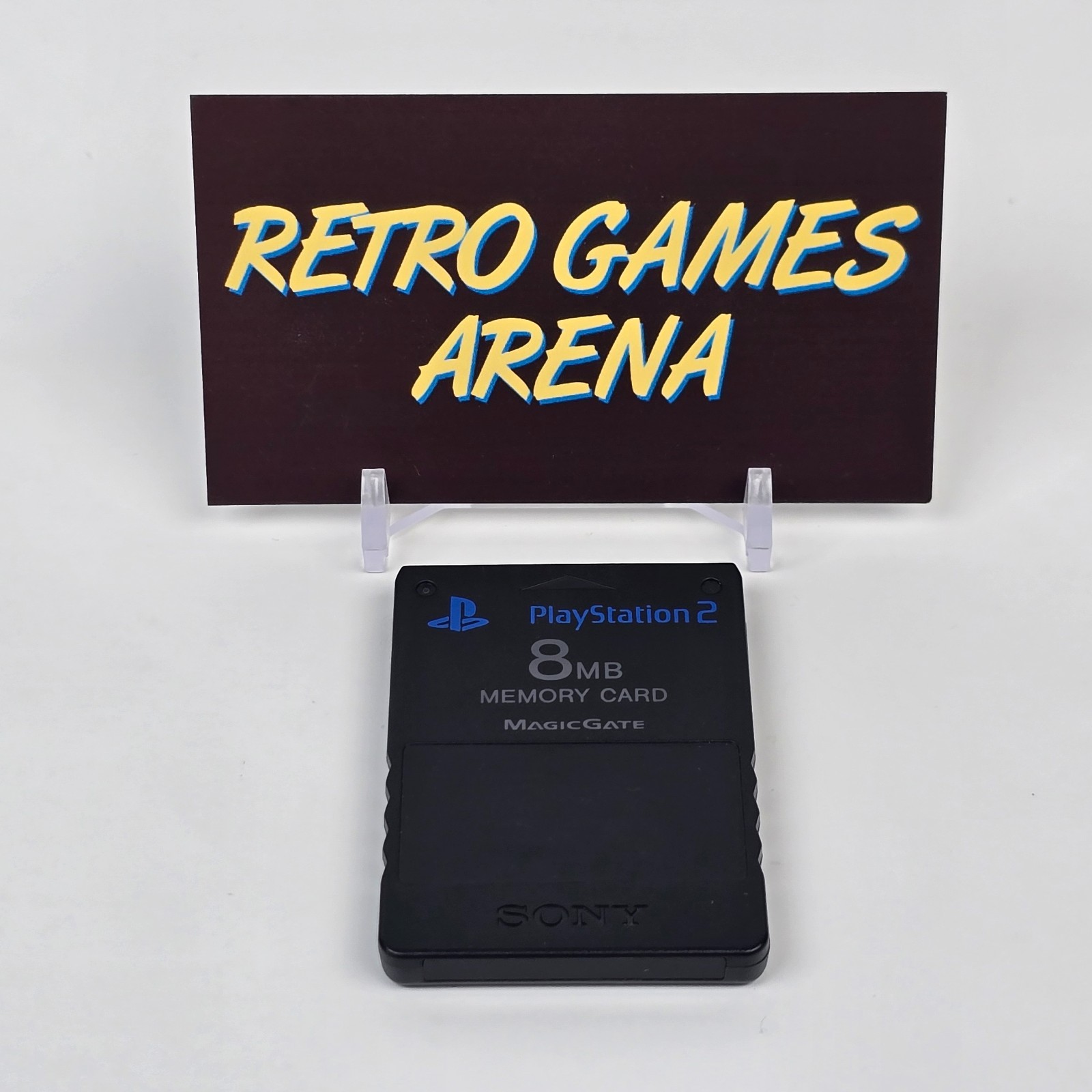 PlayStation 2 PS2 OEM Black Original Memory Unit Card SCPH-10020 TESTED